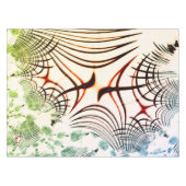 Überkreuzte Linien mit verschiedenen Farben im hel Tischdecke (Vorderseite (Horizontal))