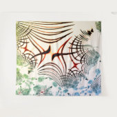 Überkreuzte Linien mit verschiedenen Farben im hel Wandteppich (Vorderseite (Horizontal))