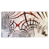 Überkreuzte Linien verschiedener Farben, heller Hi Kissenbezug (Vorderseite-Rechts)