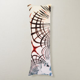 Überkreuzte Linien verschiedener Farben, heller Hi Seitenschläferkissen