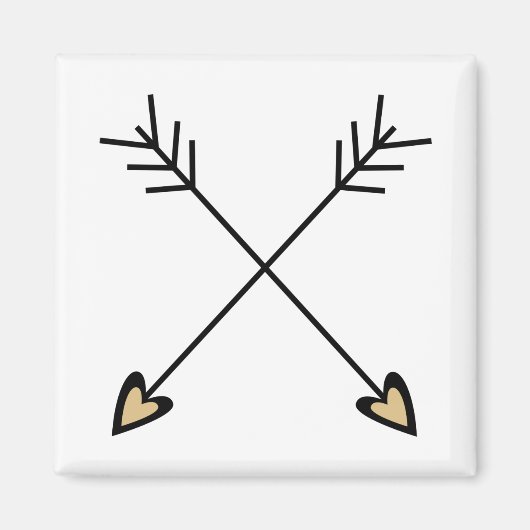 Überkreuzte Pfeile Magnet (Vorne)