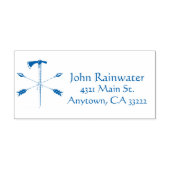 Überkreuzte Pfeile und Ax Personalisiert Permastempel (Design)