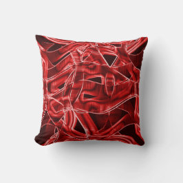 Überkreuzte und überlagerte Papierstreifen Kissen