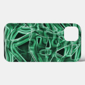 Überkreuzte und überlappende grüne Acrylbandaussch Case-Mate iPhone Hülle (Rückseite (Horizontal))