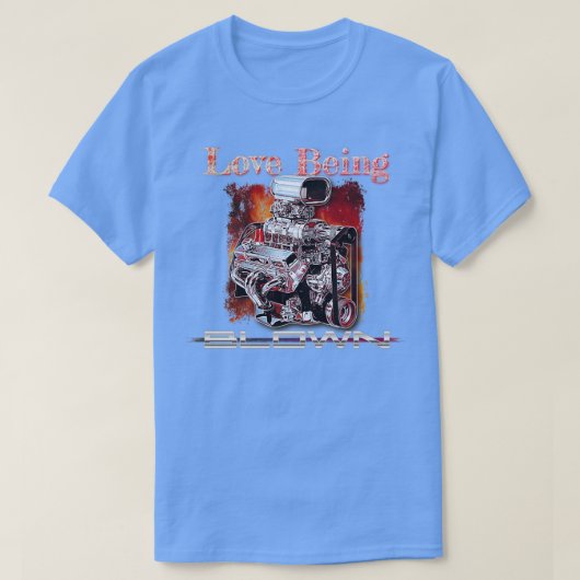 überladen Racing Motor T-Shirt (Design vorne)