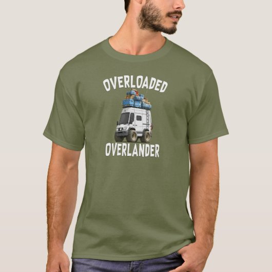 Überladener Overlander T-Shirt (Vorderseite)