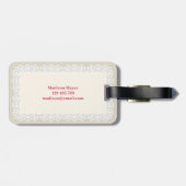 Überladenes Brautjungfern-Geschenk Gepäckanhänger (Rückseite horizontal)