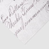 Überlagern von Handschriften Seidenpapier (Detail)