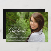 Überlagern von Skript-Abschluss Einladung (Vorne/Hinten)