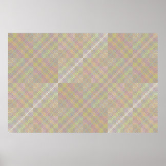 Überlagernde Faktor-Kontrollgitter Poster
