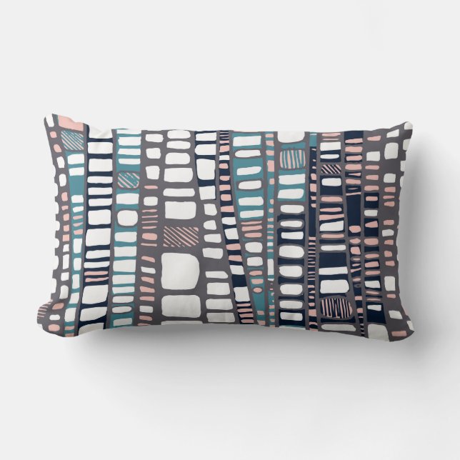 Überlagert aquamarines lendenkissen (Vorderseite)