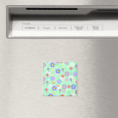 Überlagerte Blume Magnet (In Situ (Geschirrspüler))