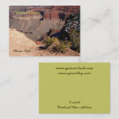 Überlagerte Erde Visitenkarte (Vorne/Hinten)