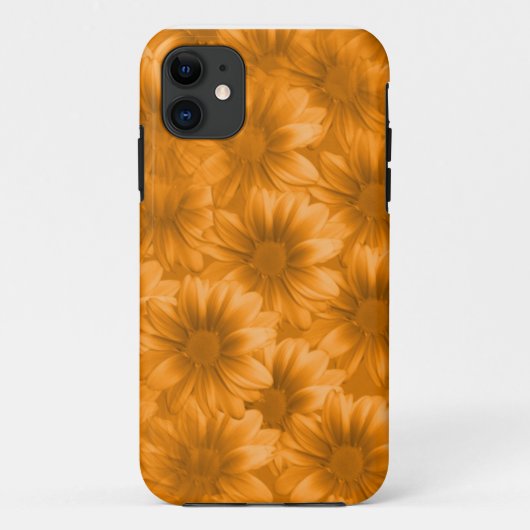 Überlagerte orange Gerbera-Gänseblümchen Case-Mate iPhone Hülle (Rückseite)