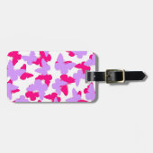 Überlagerte Schmetterlinge Gepäckanhänger (Vorderseite horizontal)