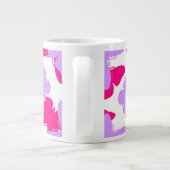 Überlagerte Schmetterlinge Jumbo-Tasse (Rückseite)
