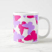 Überlagerte Schmetterlinge Jumbo-Tasse (Rechts)