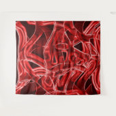 Überlagerte und sich überlappende Papierstreifen a Wandteppich (Vorderseite (Horizontal))