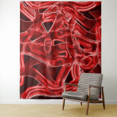 Überlagerte und sich überlappende Papierstreifen a Wandteppich (Beispiel)