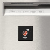 Überlagerter Fötus über männliche und weibliche Sy Magnet (In Situ (Geschirrspüler))