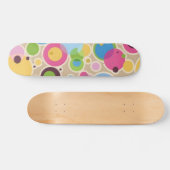 Überlagerter Muster-Effekt mit Kreis-Skateboard Skateboard (Horizontal)