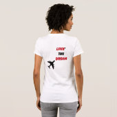 Überlagerter Traum T-Shirt (Schwarz voll)
