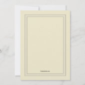 Überlagertes Foto in Memoriam Karte (Rückseite)