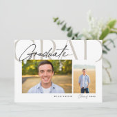 Überlagerung des Graduate Type 2-Foto Ankündigung (Stehend Vorderseite)