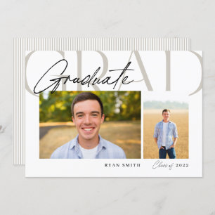 Überlagerung des Graduate Type 2-Foto Ankündigung