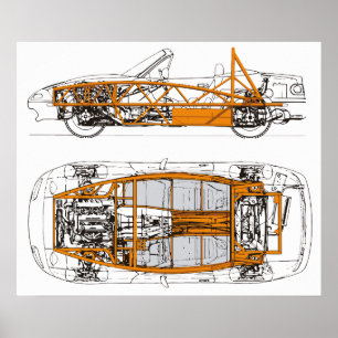 Überlagerung Exocets/Na Miata Poster