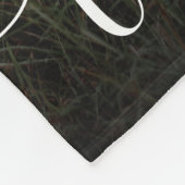 Überlagerung für das Foto von White Script Fleecedecke (Ecke)