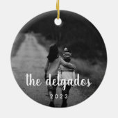 Überlagerung von Familiennamen | FOTO Keramikornament (Hinten)