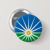 Uberlandia Minasgerais Flagge Brasiliens, Button (Vorne & Hinten)