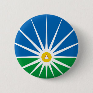 Uberlandia Minasgerais Flagge Brasiliens, Button