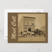 Überlandpost Postkarte (Vorne/Hinten)