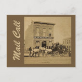 Überlandpost Postkarte (Vorderseite)