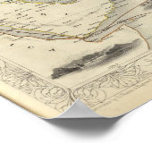 Überlandroute nach Indien Poster (Ecke)