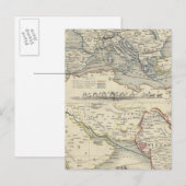 Überlandroute nach Indien Postkarte (Vorne/Hinten)
