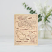 Überlandroute nach Indien Postkarte (Stehend Vorderseite)