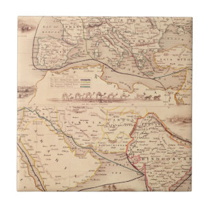 Überlandweg nach Indien Fliese