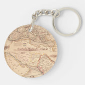 Überlandweg nach Indien Schlüsselanhänger (Rückseite)