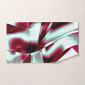 Überlappen des gebogenen Band im Wein zu verchromt Badhandtuch Set (Handtuch)