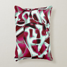 Überlappen des gebogenen Band im Wein zu verchromt Dekokissen