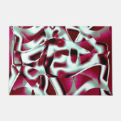 Überlappen des gebogenen Band im Wein zu verchromt Fußmatte (Vorderseite)