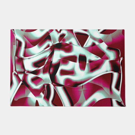 Überlappen des gebogenen Band im Wein zu verchromt Fußmatte (Vorderseite)