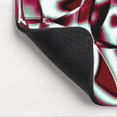 Überlappen des gebogenen Band im Wein zu verchromt Mousepad (Ecke)