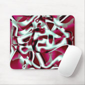 Überlappen des gebogenen Band im Wein zu verchromt Mousepad (Mit Mouse)