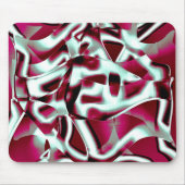 Überlappen des gebogenen Band im Wein zu verchromt Mousepad (Vorne)