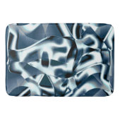 Überlappen gekrümmter Bänder, verchromte Töne auf  Badematte (Vorderseite)