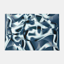 Überlappen gekrümmter Bänder, verchromte Töne auf  Fußmatte